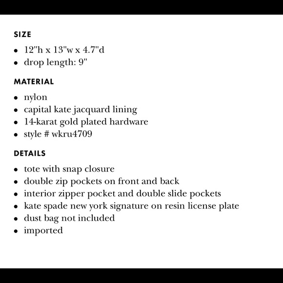 🎉Gorgeous Kate Spade Embellished Handbag🎉 - Picture 8 of 8